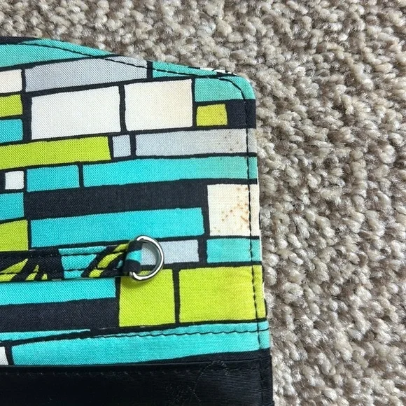 Vera Bradley Island Blooms Trifold Wallet - Picture 4 of 5